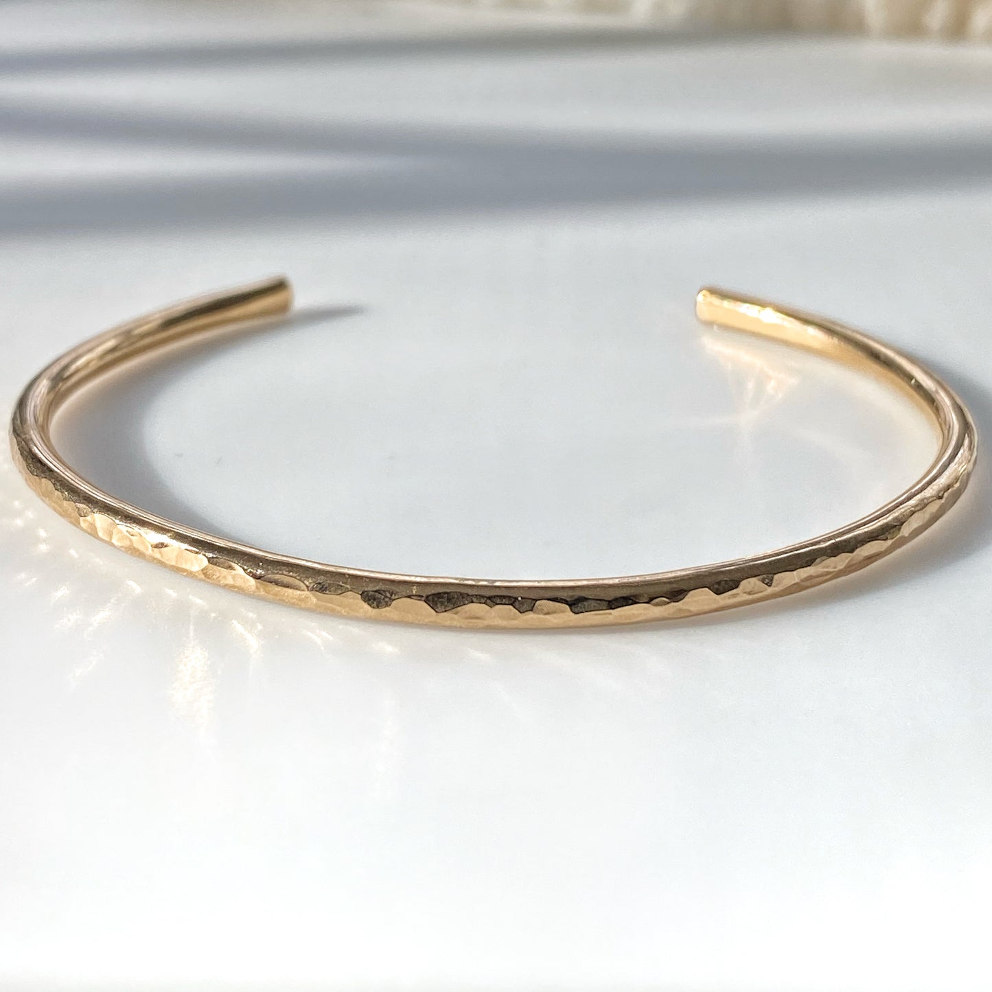 Fine Hammered Cuff