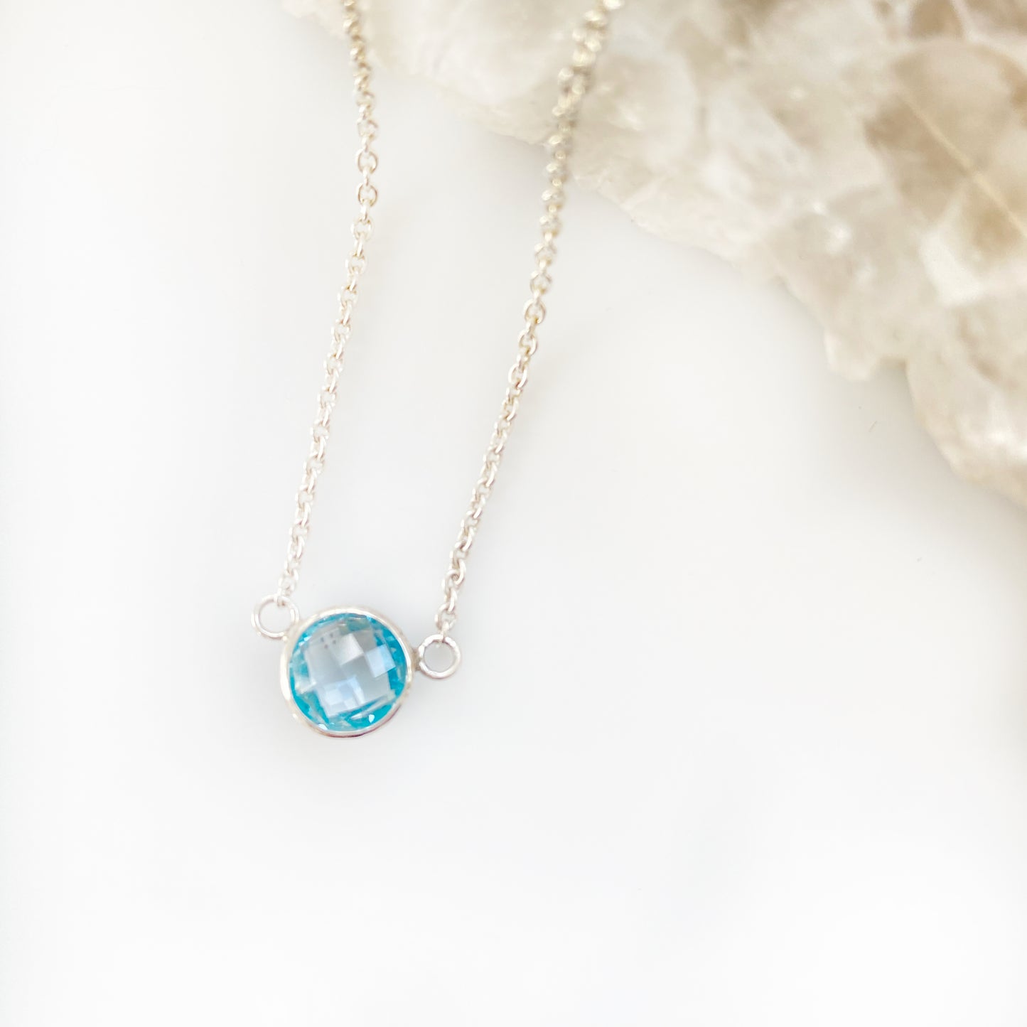 Blue Topaz Pendant