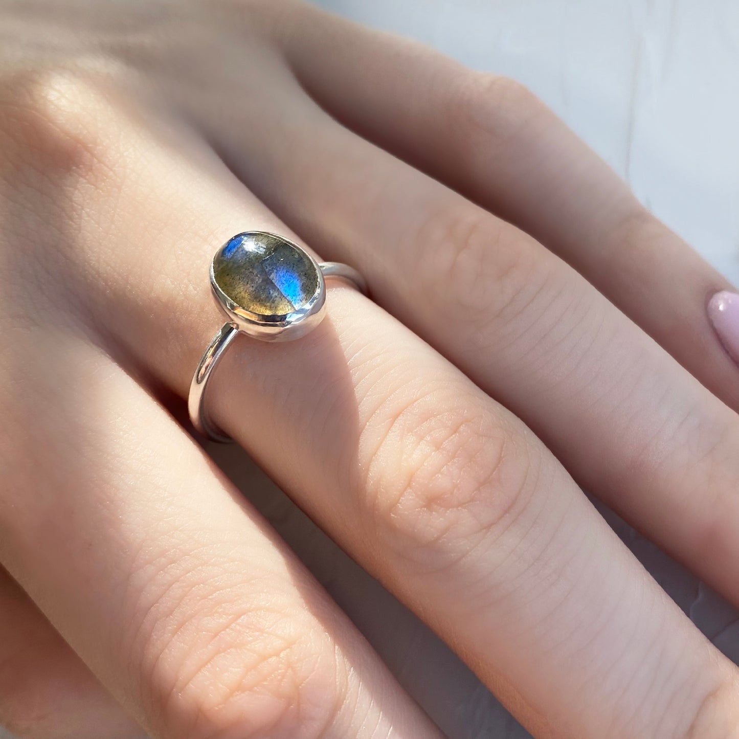 Labradorite Ring
