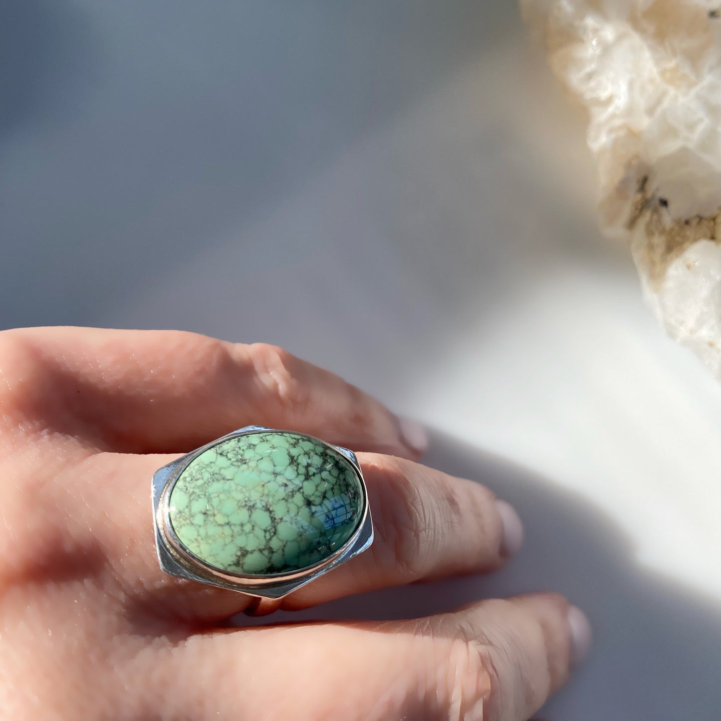 Green Turquoise Ring