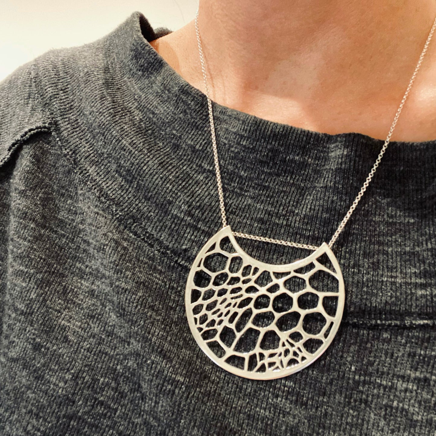 Organic Matter Statement Necklace