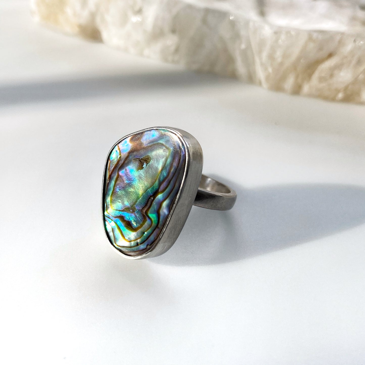 Abalone Shell Ring