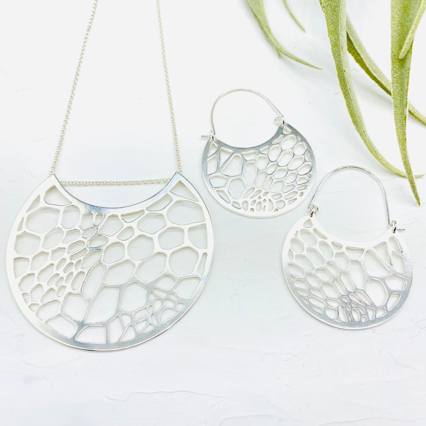 Organic Matter Statement Necklace